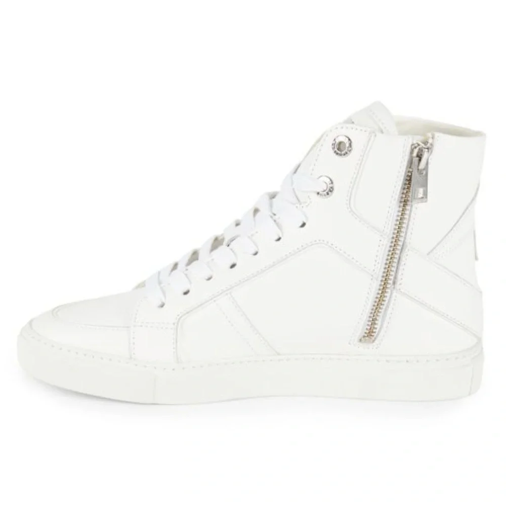 Zadig & Voltair Valentine edition Logo High Top Zip Sneakers - Picture 5 of 6
